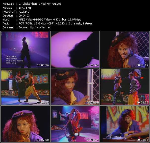 Chaka Khan video ”I Feel For You” from dvd ”Old Skool Vol.1”