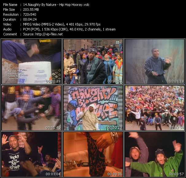 Naughty By Nature video ”Hip Hop Hooray” from dvd ”Old Skool Vol.1”