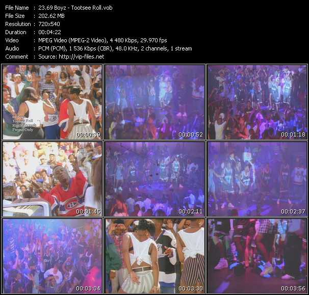 69 Boyz video ”Tootsee Roll” from dvd ”Old Skool Vol.1”