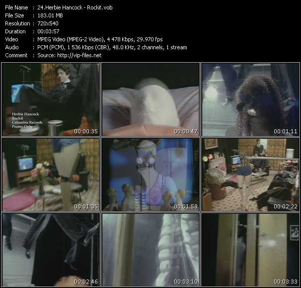 Herbie Hancock video ”Rockit” from dvd ”Old Skool Vol.1”