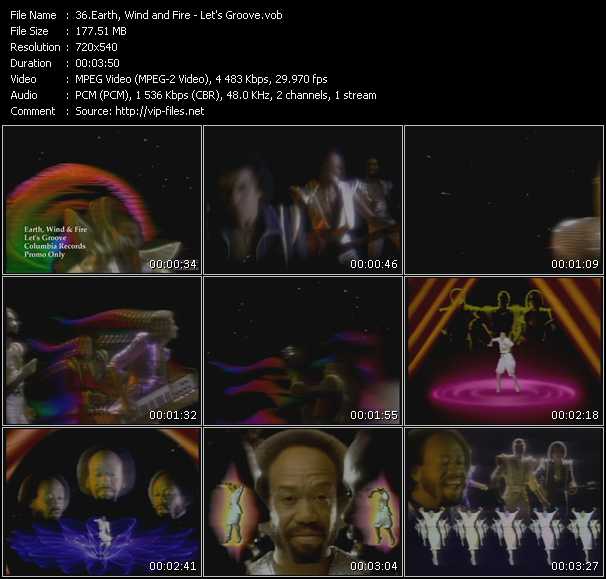 Earth, Wind And Fire video ”Let's Groove” from dvd ”Old Skool Vol.1”