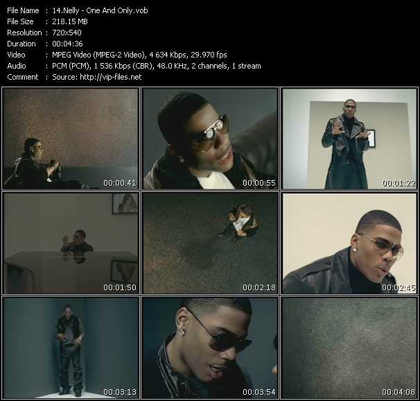 Nelly video ”One And Only” from dvd ”Express Video January 2009 Week 2”