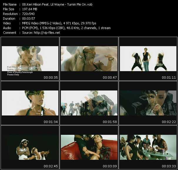 Download Music Video: Keri Hilson Feat. Lil' Wayne - Turnin Me On 