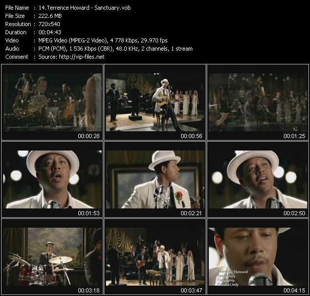 Terrence Howard video ”Sanctuary” from dvd ”Express Video October 2008 Week 1”