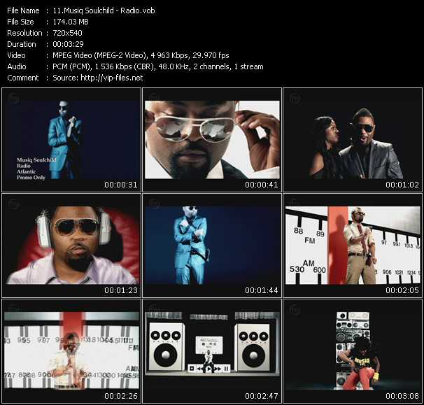 Musiq Soulchild video ”Radio” from dvd ”Express Video November 2008 Week 4”