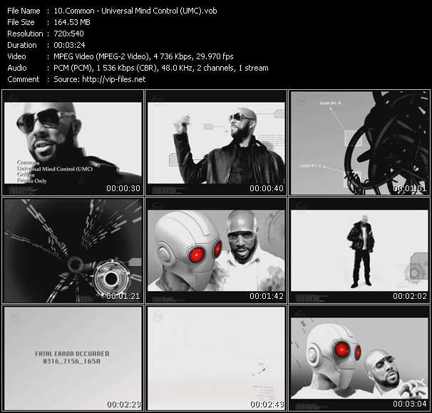 Common video ”Universal Mind Control (UMC)” from dvd ”Express Video December 2008 Week 1”