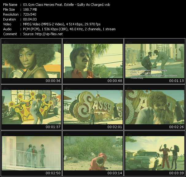 Gym Class Heroes Feat. Estelle video ”Guilty As Charged” from dvd ”Express Video December 2008 Week 2”