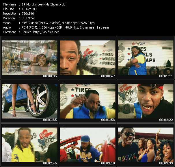 Murphy Lee video ”My Shoes” from dvd ”Express Video December 2008 Week 2”