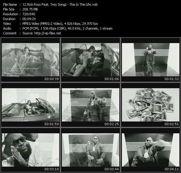 Rick Ross Feat. Trey Songz video ”This Is The Life” from dvd ”Express Video September 2008 Week 3”