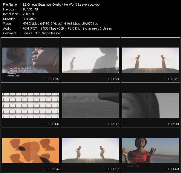 Omega Bugembe Okello video ”He Won't Leave You” from dvd ”Express Video October 2008 Week 3”