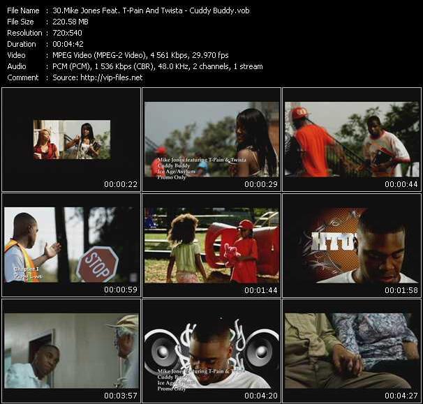 Download Music Video: Mike Jones Feat. T-Pain And Twista - Cuddy Buddy 