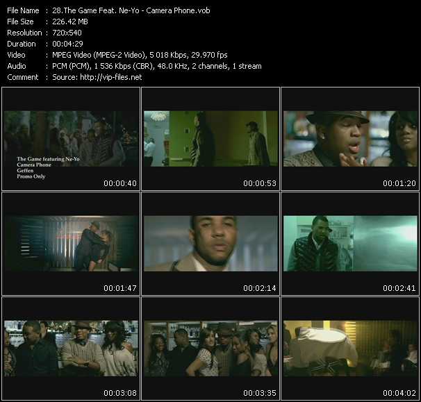 Game Feat. Ne-Yo video ”Camera Phone” from dvd ”Hot Video February 2009”