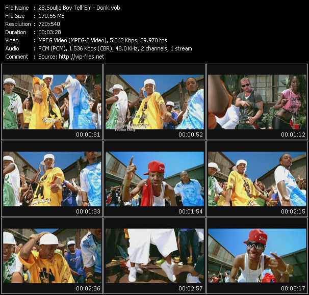 Soulja Boy Tell 'Em video ”Donk” from dvd ”Hot Video October 2008”