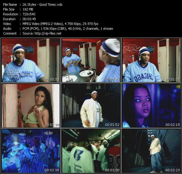 Styles video ”Good Times” from dvd ”Hot Video Classics Best Of 2002 Vol.3”