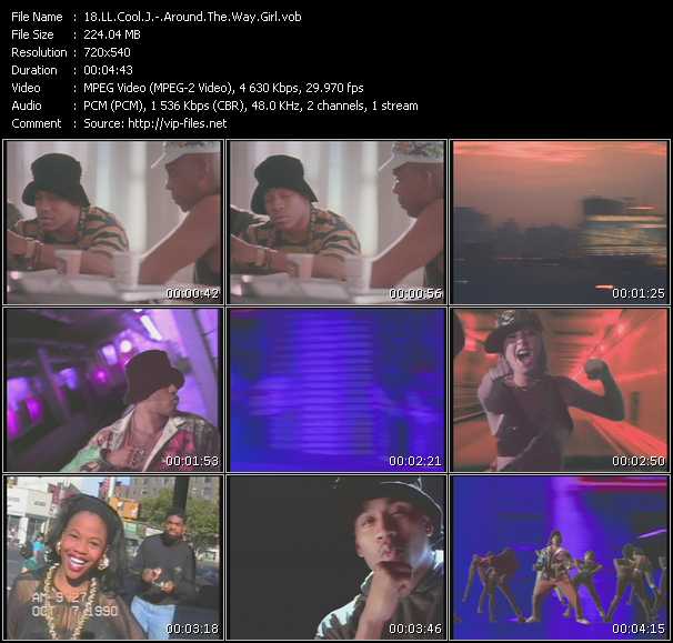 LL Cool J video ”Around The Way Girl” from dvd ”Old Skool Vol.2”