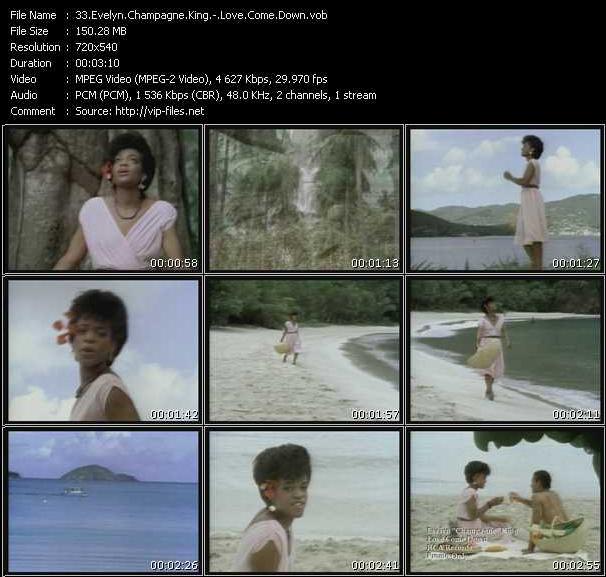 Evelyn King (Evelyn Champagne King) video ”Love Come Down” from dvd ”Old Skool Vol.2”