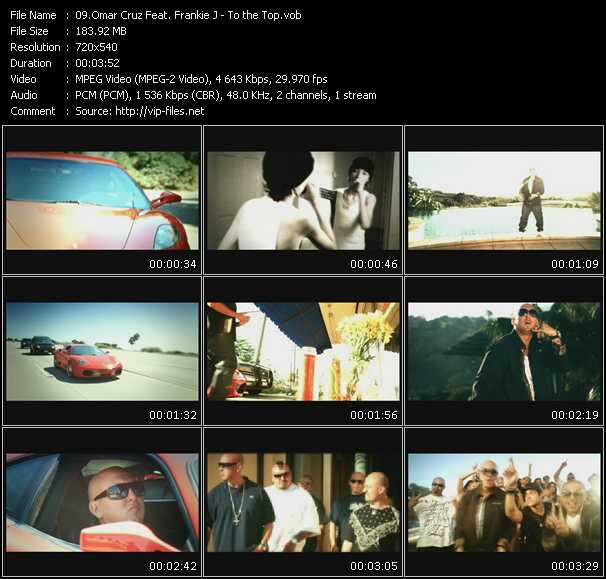 Omar Cruz Feat. Frankie J video ”To The Top” from dvd ”Urban Video January 2009”
