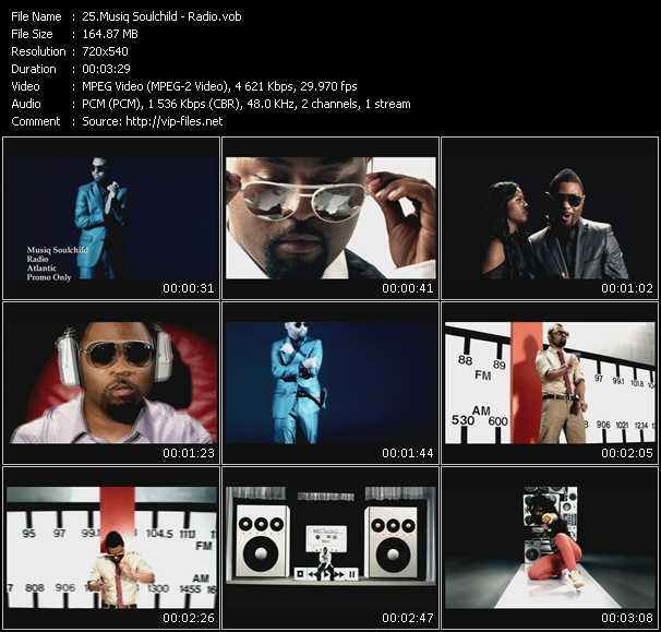 Musiq Soulchild video ”Radio” from dvd ”Urban Video January 2009”