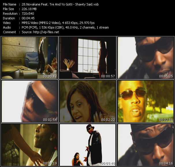 Novakane Feat. Tre And Yo Gotti video ”Shawty Said” from dvd ”Urban Video January 2009”