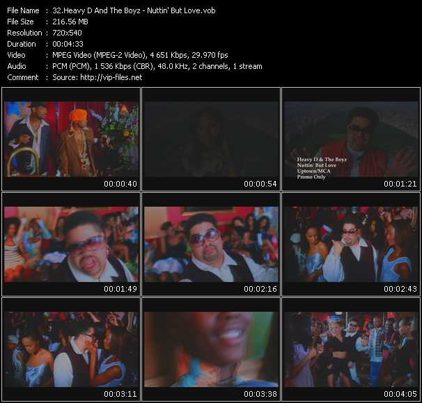 Heavy D And The Boyz video ”Nuttin' But Love” from dvd ”Urban Video January 2009”