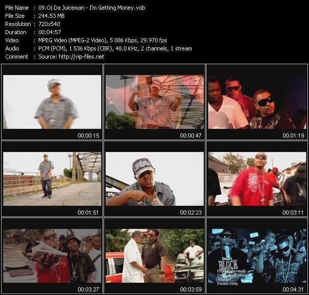 Oj Da Juiceman video ”I'm Getting Money” from dvd ”Urban Video February 2009”