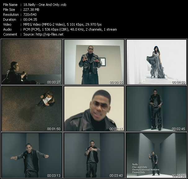 Nelly video ”One And Only” from dvd ”Urban Video February 2009”