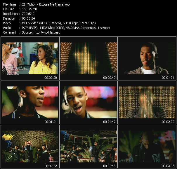 Mishon video ”Excuse Me Mama” from dvd ”Urban Video February 2009”