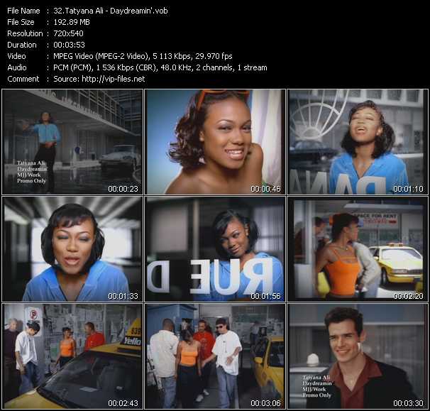 Tatyana Ali Feat. Lord Tariq And Peter Gunz video ”Daydreamin'” from dvd ”Urban Video February 2009”