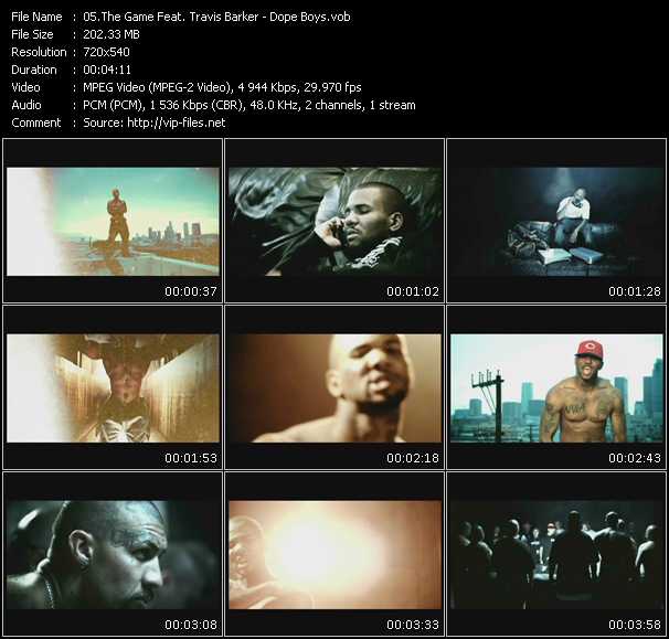 Game Feat. Travis Barker video ”Dope Boys” from dvd ”Urban Video October 2008”