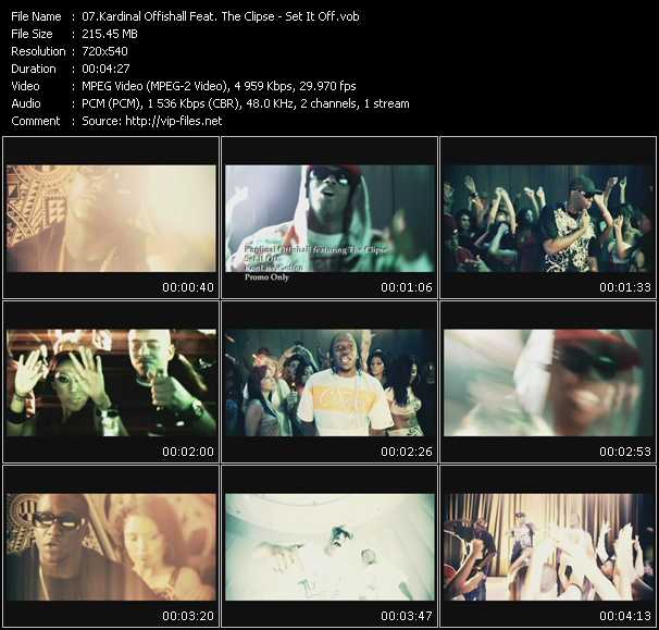 Kardinal Offishall Feat. The Clipse video ”Set It Off” from dvd ”Urban Video October 2008”