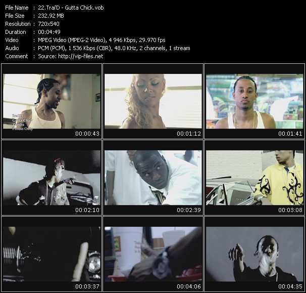 Trai'D video ”Gutta Chick” from dvd ”Urban Video October 2008”