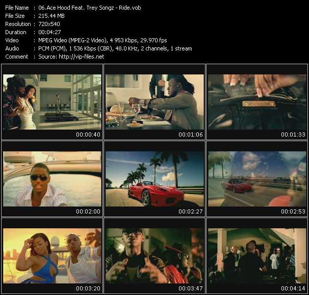 Ace Hood Feat. Trey Songz video ”Ride” from dvd ”Urban Video November 2008”