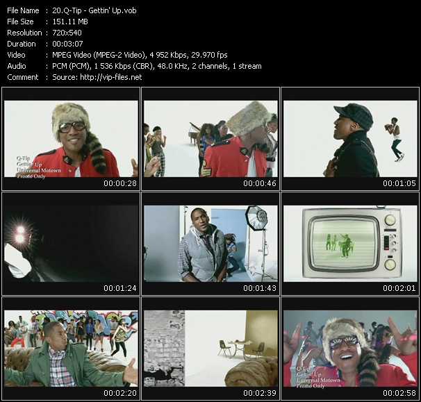 Q-Tip video ”Gettin' Up” from dvd ”Urban Video November 2008”