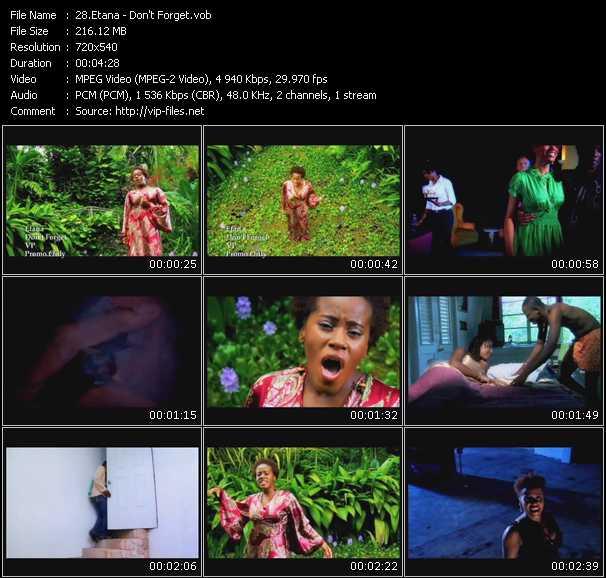 Etana video ”Don't Forget” from dvd ”Urban Video November 2008”