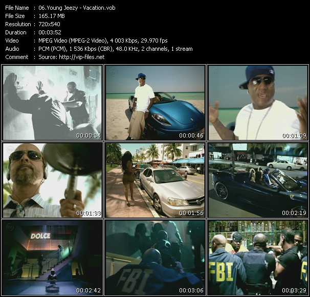 Young Jeezy video ”Vacation” from dvd ”Urban Video December 2008”