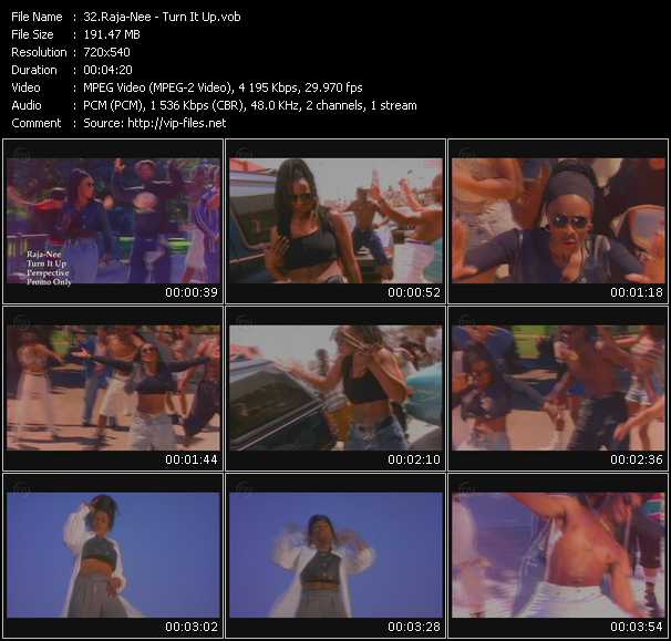 Raja-Nee video ”Turn It Up” from dvd ”Urban Video December 2008”