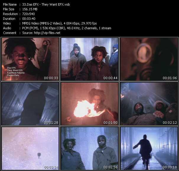 Das EFX video ”They Want EFX” from dvd ”Urban Video December 2008”