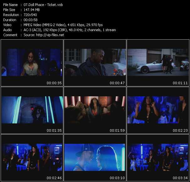 Doll Phace video ”Ticket” from dvd ”Rock America Urban January 2009”