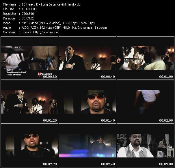 Heavy D video ”Long Distance Girlfriend” from dvd ”Rock America Urban January 2009”