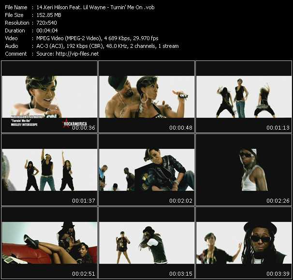 Keri Hilson Feat. Lil' Wayne video ”Turnin' Me On” from dvd ”Rock America Urban January 2009”