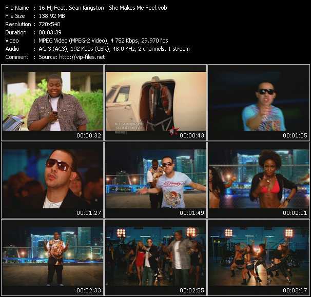 Mj Feat. Sean Kingston video ”She Makes Me Feel” from dvd ”Rock America Urban January 2009”