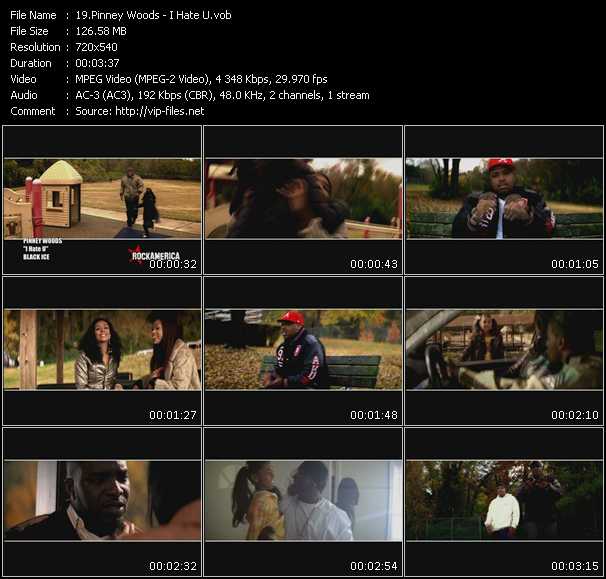 Pinney Woods video ”I Hate U” from dvd ”Rock America Urban January 2009”