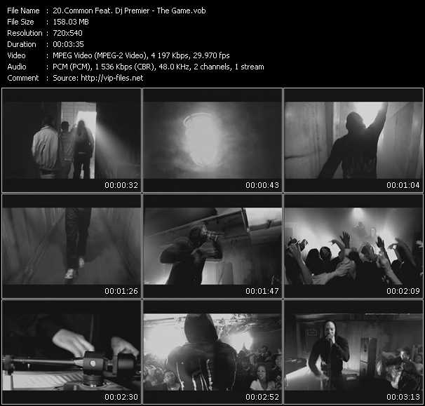Common Feat. Dj Premier video ”The Game” from dvd ”Screenplay VJ-Pro Hits Vision July 2007”