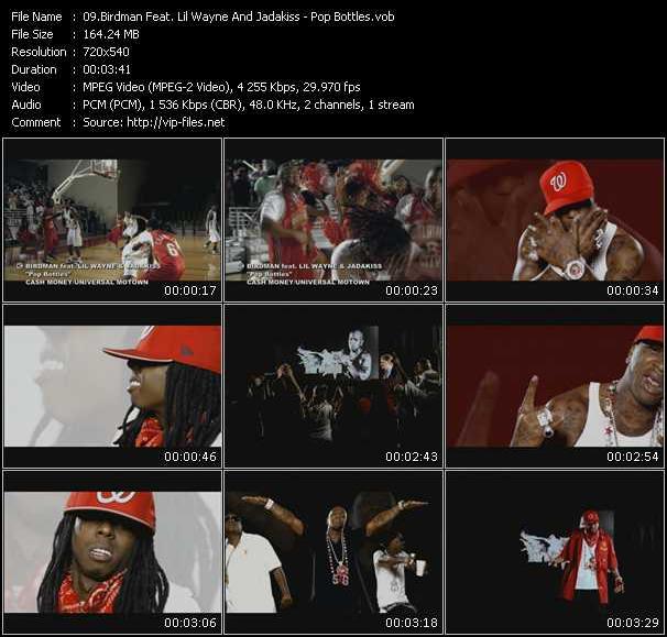 Birdman Feat. Lil' Wayne And Jadakiss video ”Pop Bottles” from dvd ”Screenplay VJ-Pro Urban Vision October 2007”