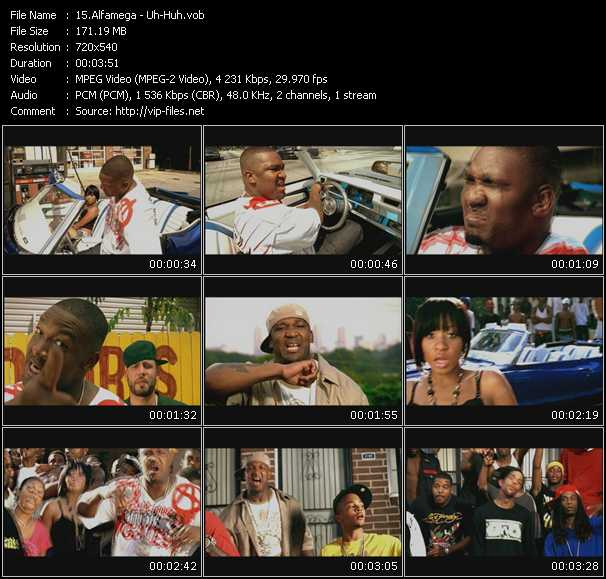 Alfamega video ”Uh-Huh” from dvd ”Screenplay VJ-Pro Urban Vision December 2008”