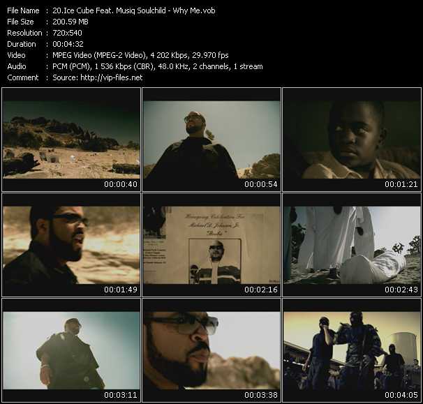 Ice Cube Feat. Musiq Soulchild video ”Why Me?” from dvd ”Screenplay VJ-Pro Urban Vision December 2008”
