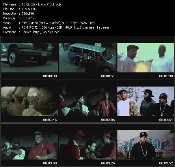 Big Six video ”Living Proof” from dvd ”Screenplay VJ-Pro Urban Vision January 2009”