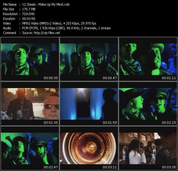 Steelo video ”Make Up My Mind” from dvd ”Screenplay VJ-Pro Urban Vision January 2009”