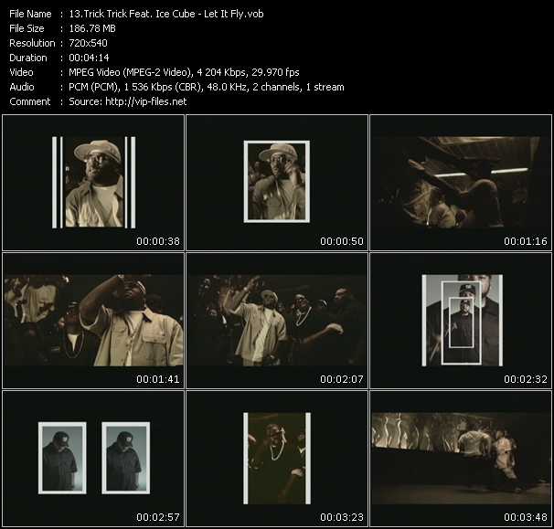 Trick Trick Feat. Ice Cube video ”Let It Fly” from dvd ”Screenplay VJ-Pro Urban Vision January 2009”