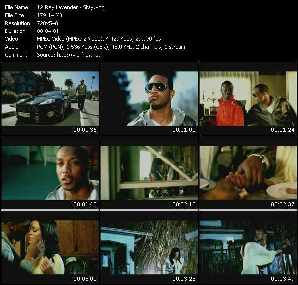 Ray Lavender video ”Stay” from dvd ”Screenplay VJ-Pro Urban Vision September 2008”